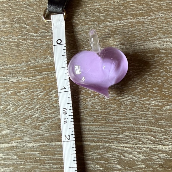 Venice Italy Murano Glass Heart Pendant - Picture 5 of 6